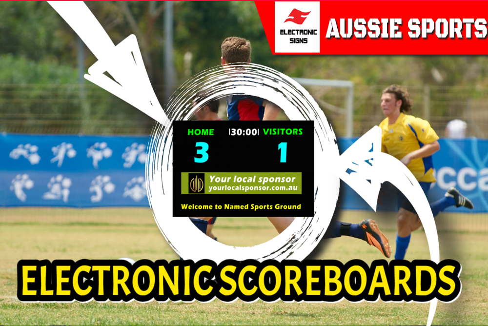 electronic scoreboard video